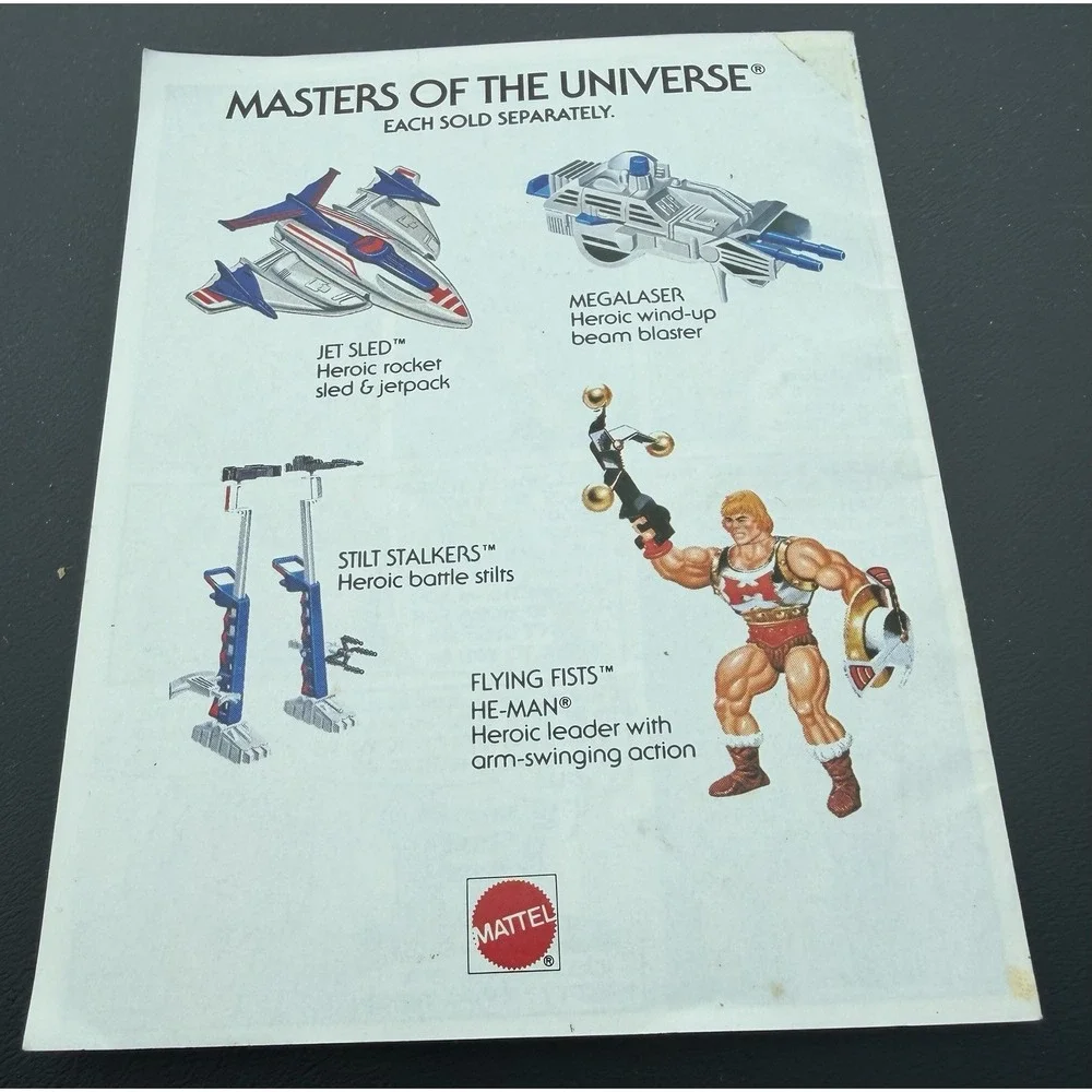 Vintage 1984-85 Masters of the Universe Mini Comics Lot of 3 Mattel MOTU